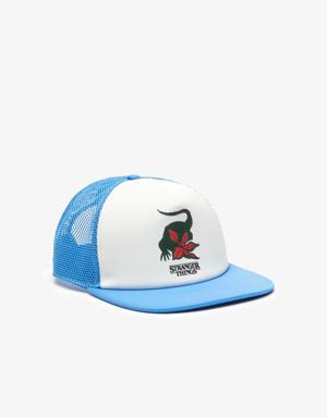 x Netflix Erkek Baskılı Mavi Şapka