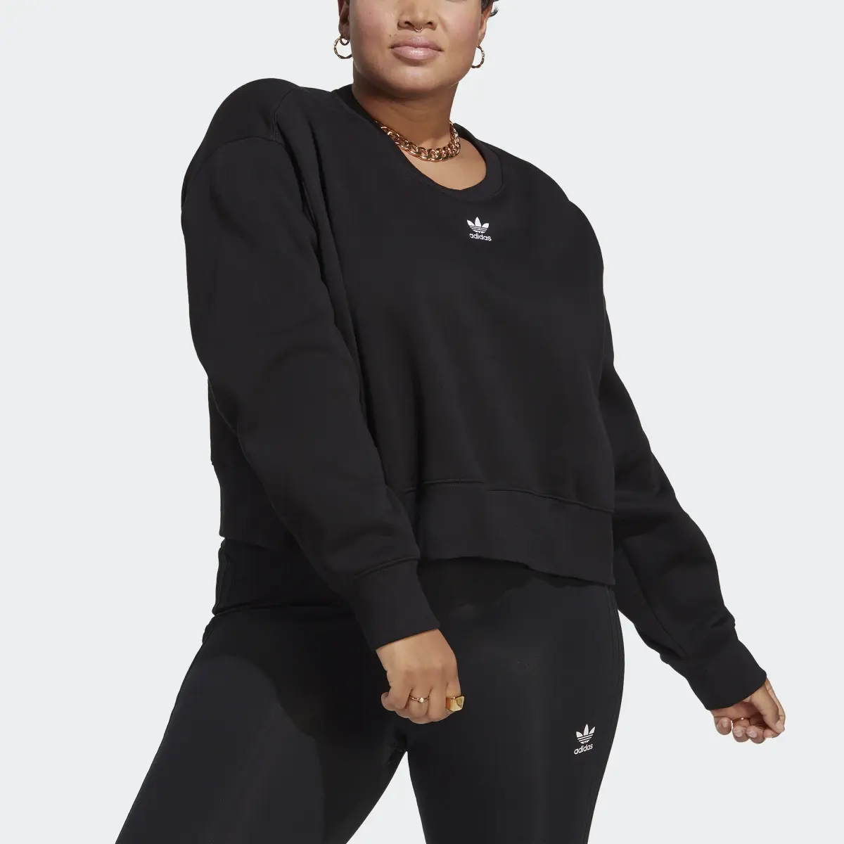 Adidas adicolor Essentials Sweatshirt – Große Größen. 1
