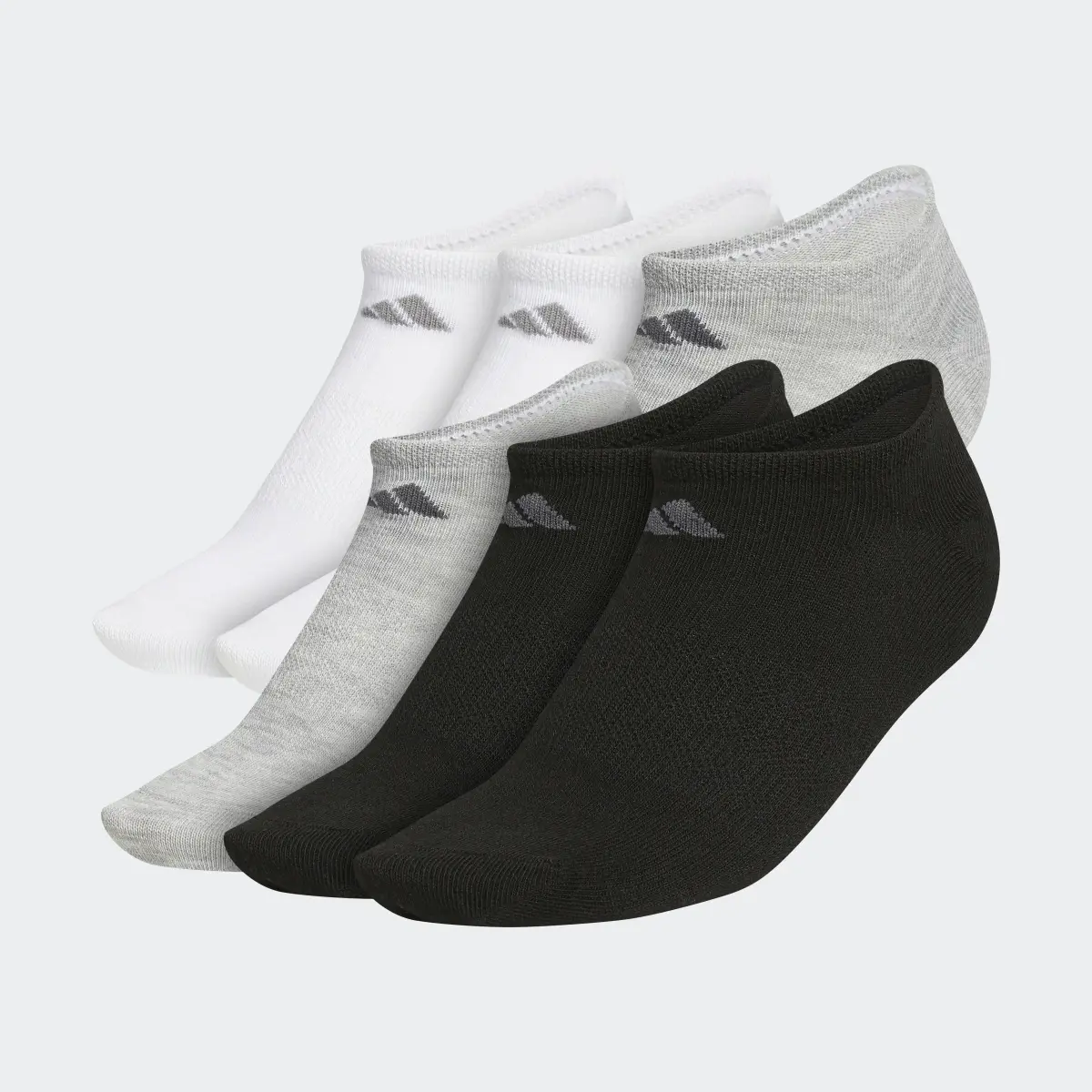 Adidas Superlite No-Show Socks 6 Pairs. 2