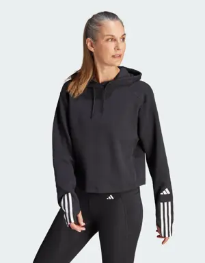 Train Essentials Train Cotton 3-Stripes Hoodie