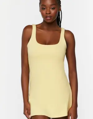 Forever 21 Active Tennis Mini Dress Mellow Yellow