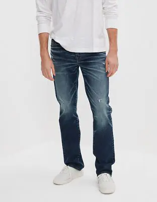 American Eagle AirFlex+ Temp Tech Distressed Original Bootcut Jean. 1