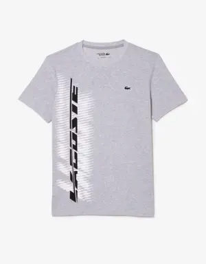 Men’s Lacoste Sport Regular Fit T-shirt with Contrast Branding