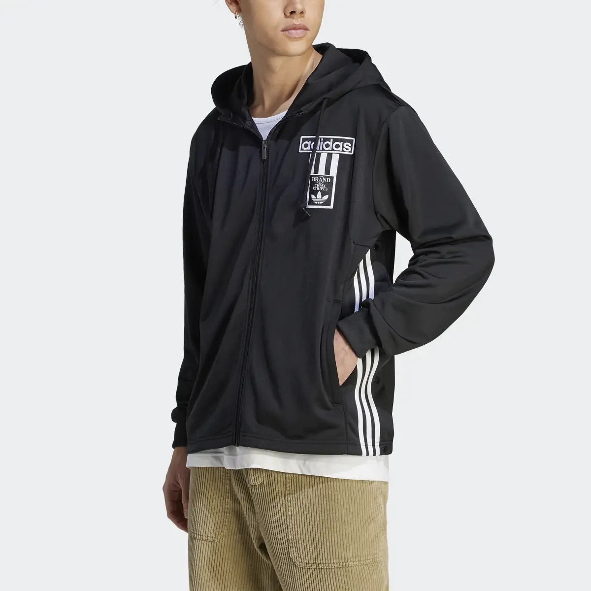 Adidas Adicolor Adibreak Full-Zip Hoodie. 1