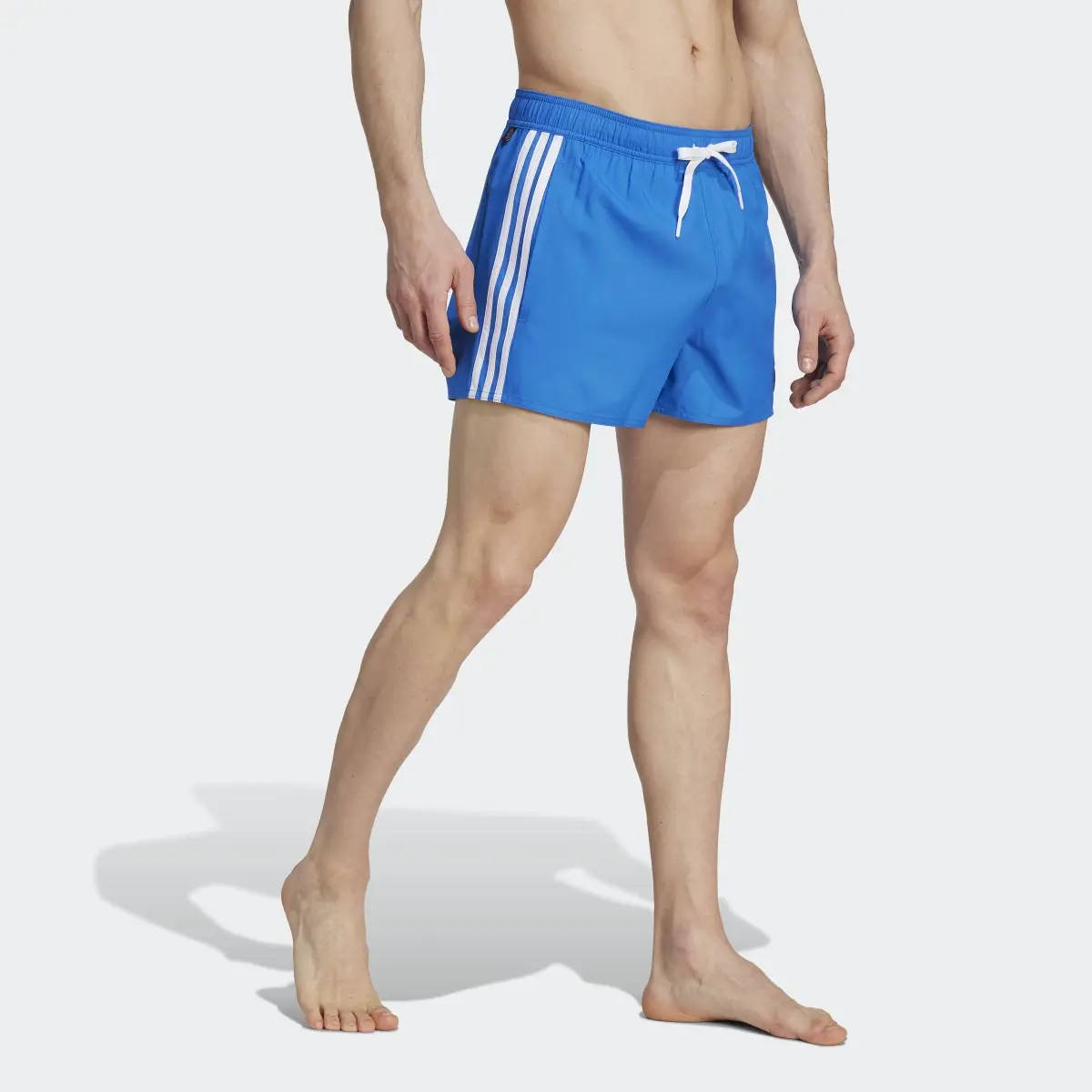 Adidas 3-Stripes CLX Very-Short-Length Swim Shorts. 3