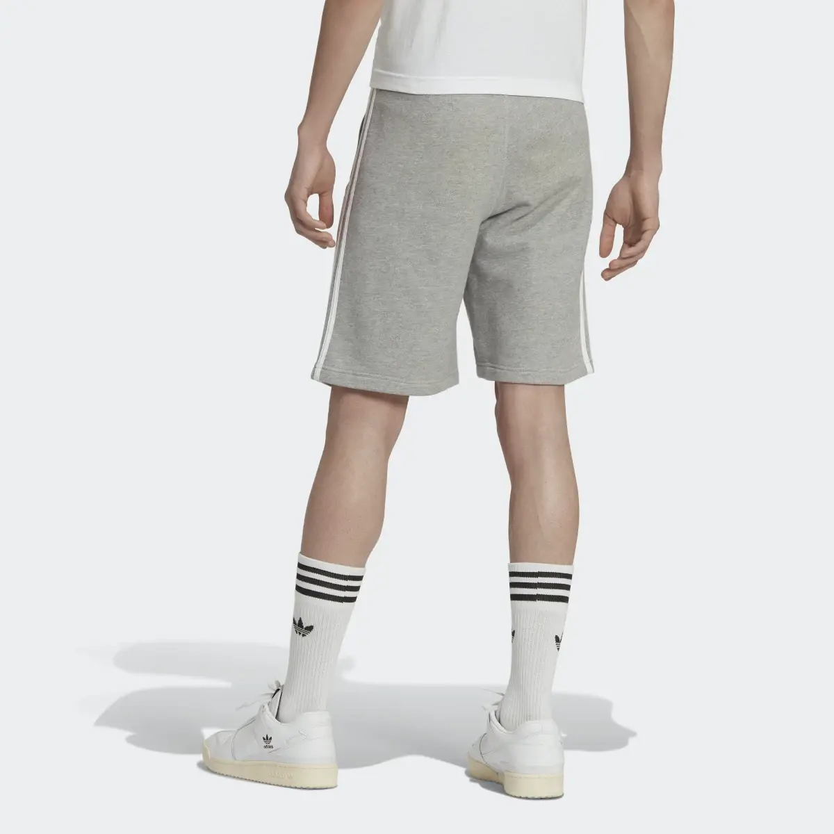 Adidas 3-Stripes Sweat Shorts. 2