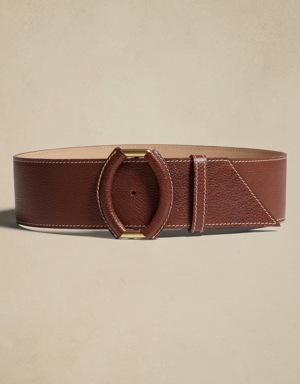 Ravello Leather Waist Belt brown