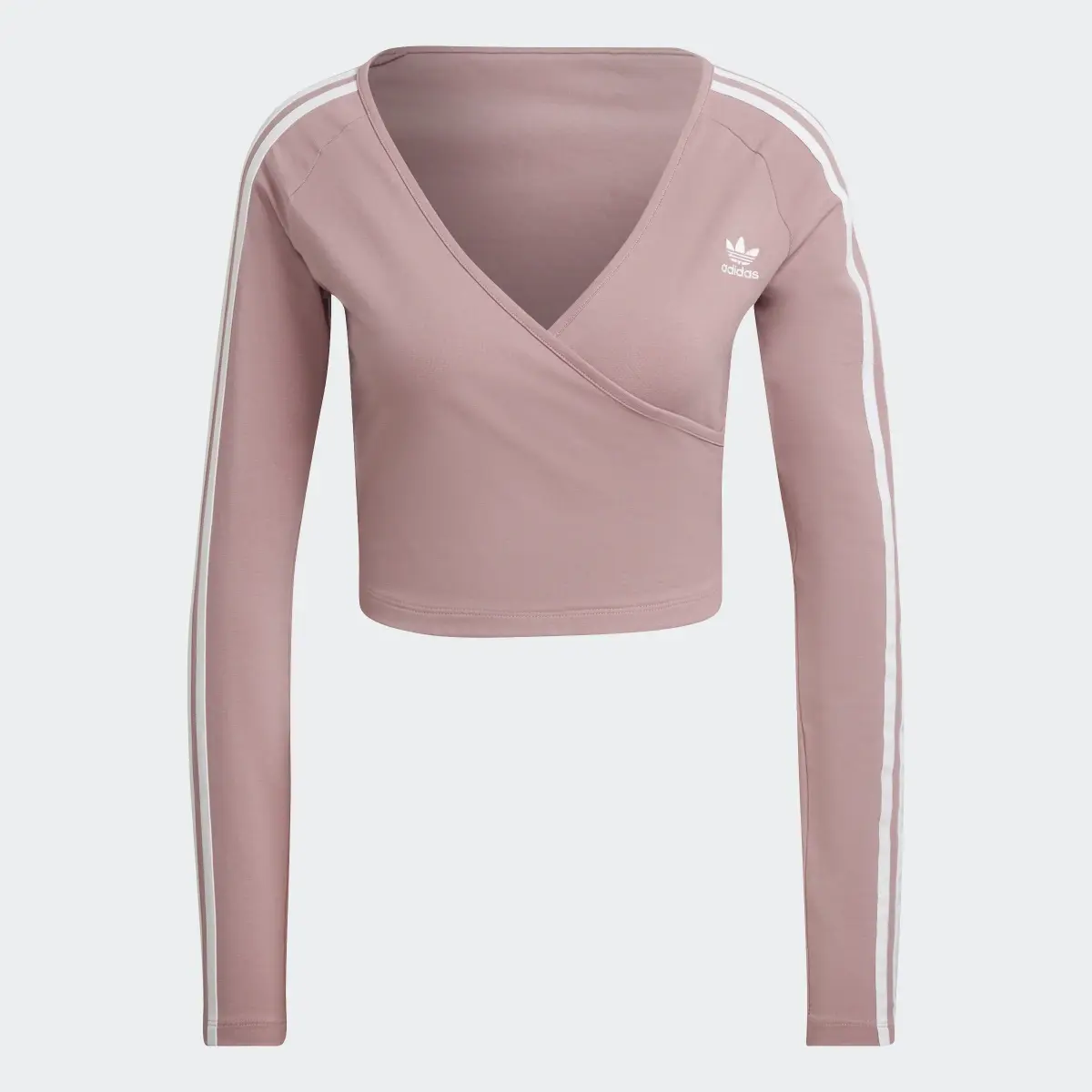 Adidas Adicolor Classics Cropped Long Sleeve Tee. 1