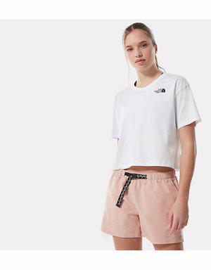 Women&#39;s Cropped Simple Dome T-Shirt