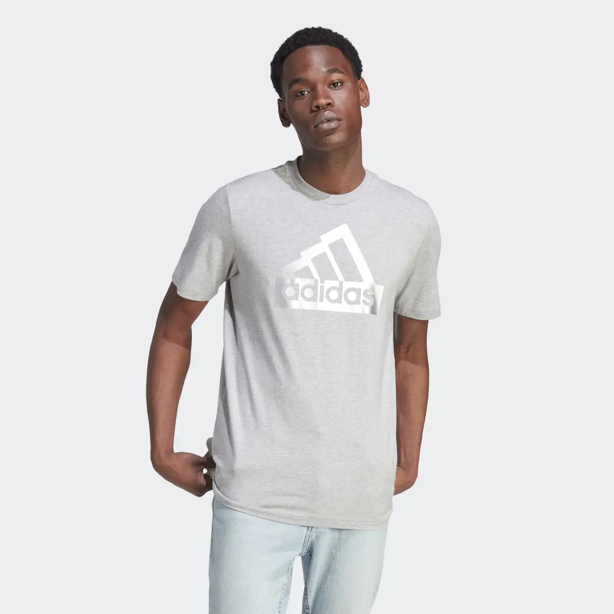 Adidas Sportswear Future Icons Metallic T-Shirt. 2