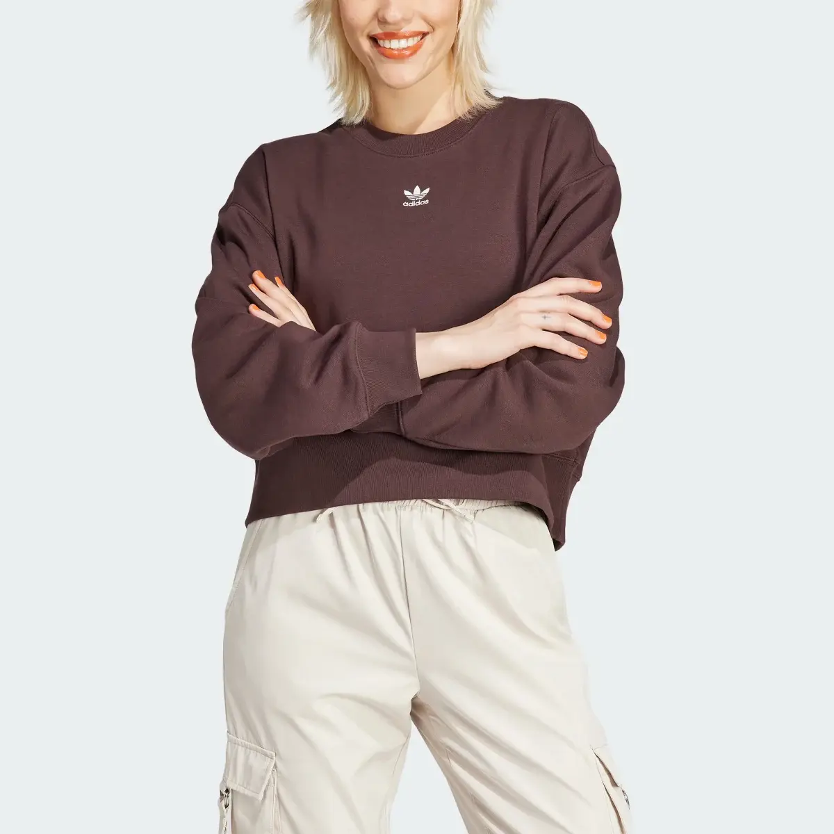 Adidas Adicolor Essentials Crew Sweatshirt. 1