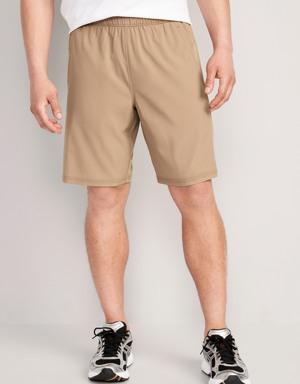 Essential Woven Workout Shorts for Men -- 9-inch inseam beige