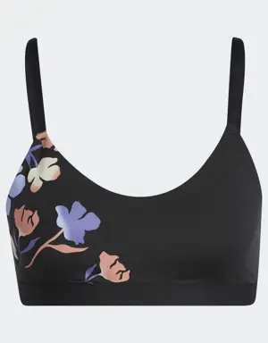 Top Deportivo Floral Estampado Soporte Ligero