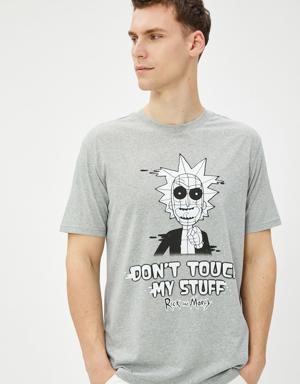 Rick and Morty Oversize Tişört Lisanslı Baskılı