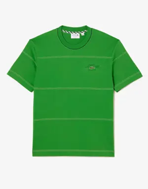 Men’s Lacoste Organic Cotton Jersey Stripe T-shirt