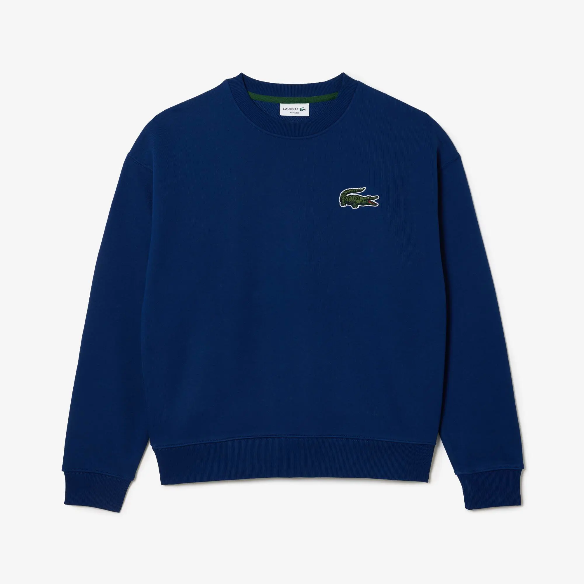 Lacoste Unisex Lacoste Loose Fit Crocodile Badge Jogger Sweatshirt. 2