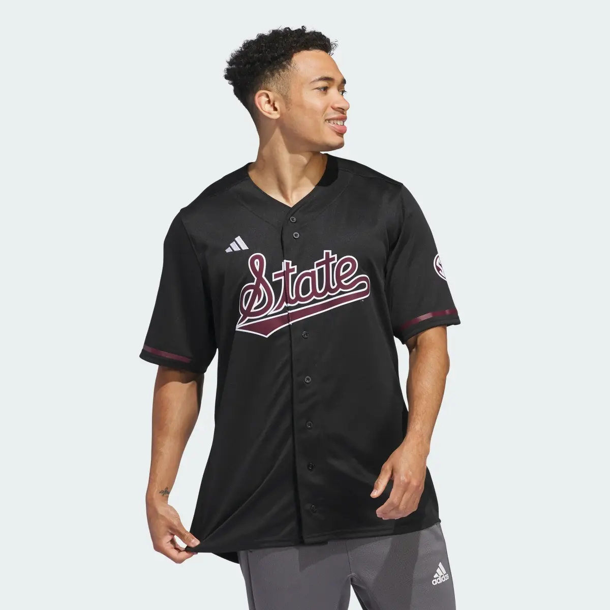 Adidas Mississippi State Baseball Jersey. 2