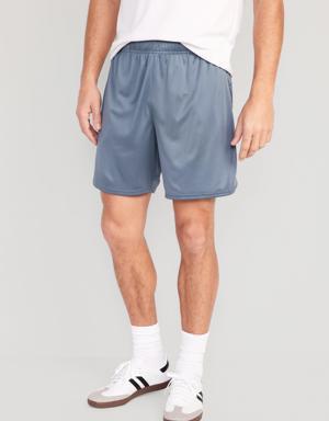 Old Navy Go-Dry Mesh Basketball Shorts for Men -- 7-inch inseam blue