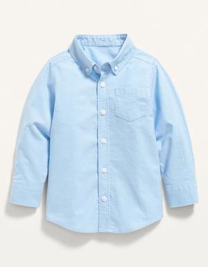 Oxford Long-Sleeve Shirt for Toddler Boys blue