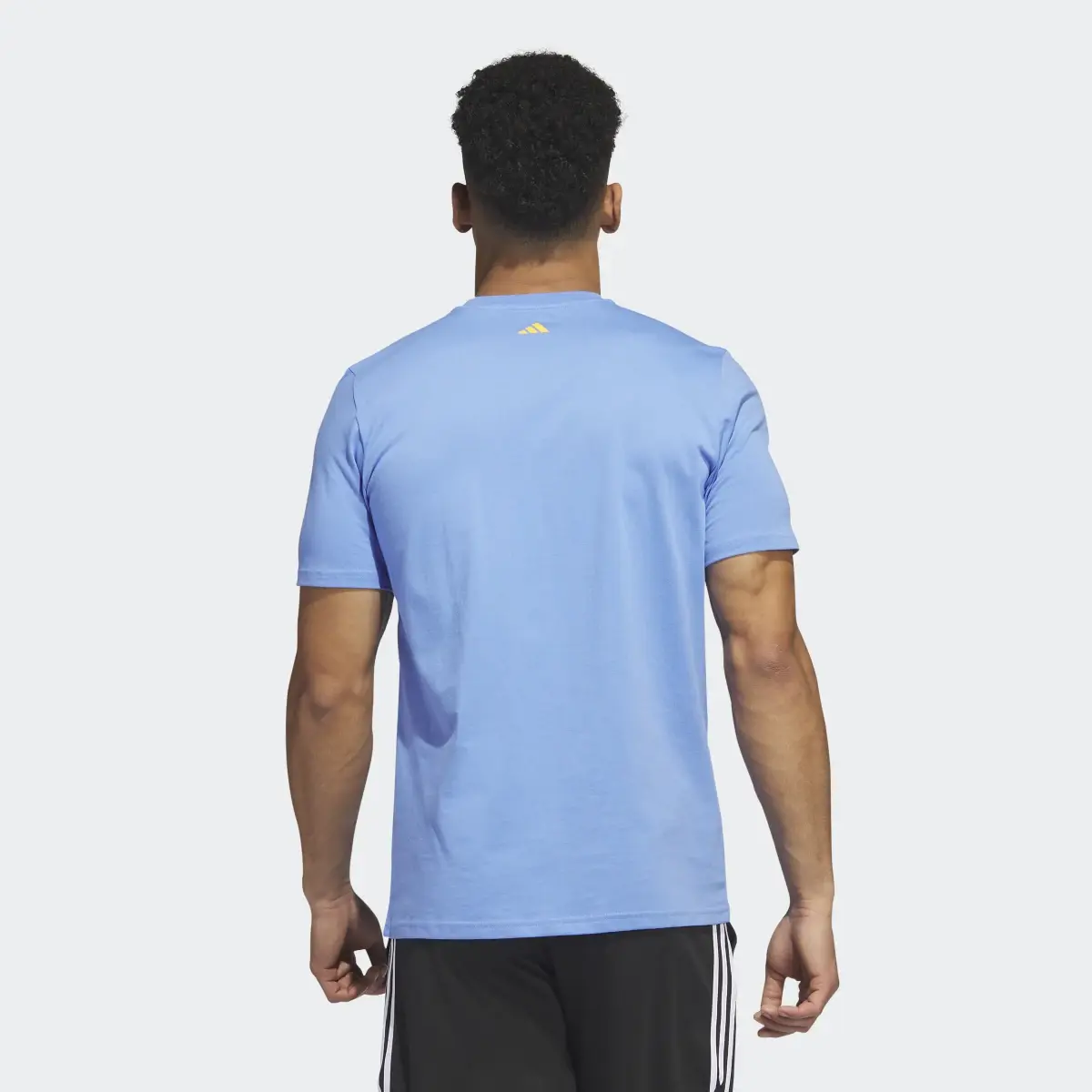 Adidas Lil Stripe Bracket Graphic Short Sleeve Basketball Tee. 3