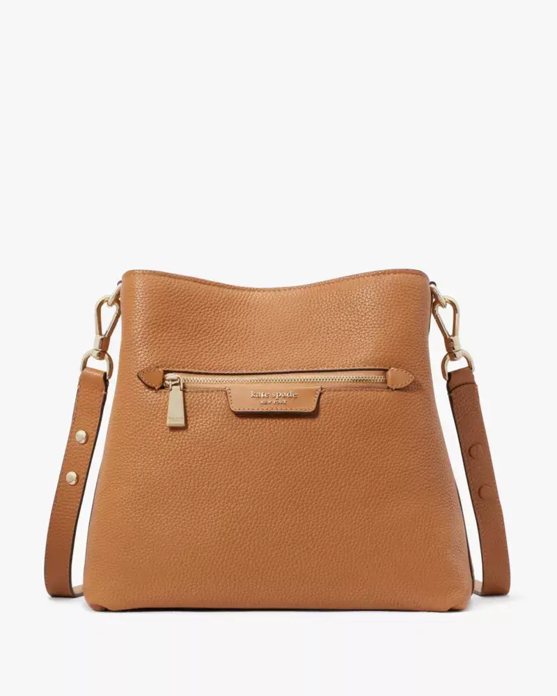 Kate Spade Hudson Pebbled Leather Shoulder Bag. 1