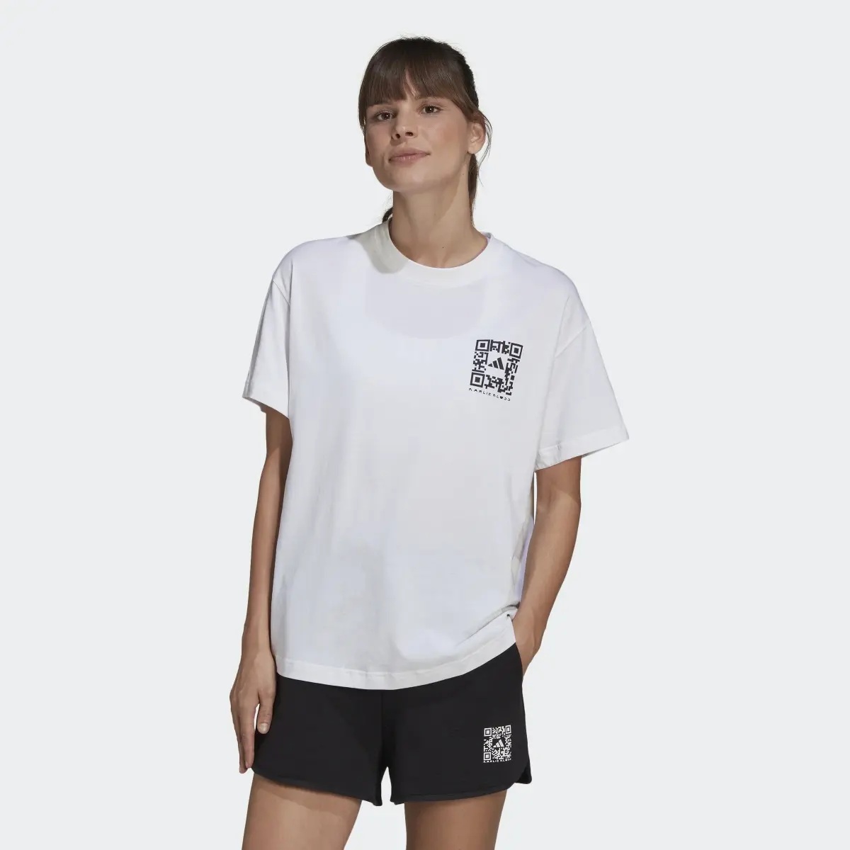 Adidas x Karlie Kloss Crop T-Shirt. 2