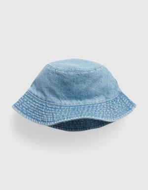 Toddler Denim Bucket Hat blue