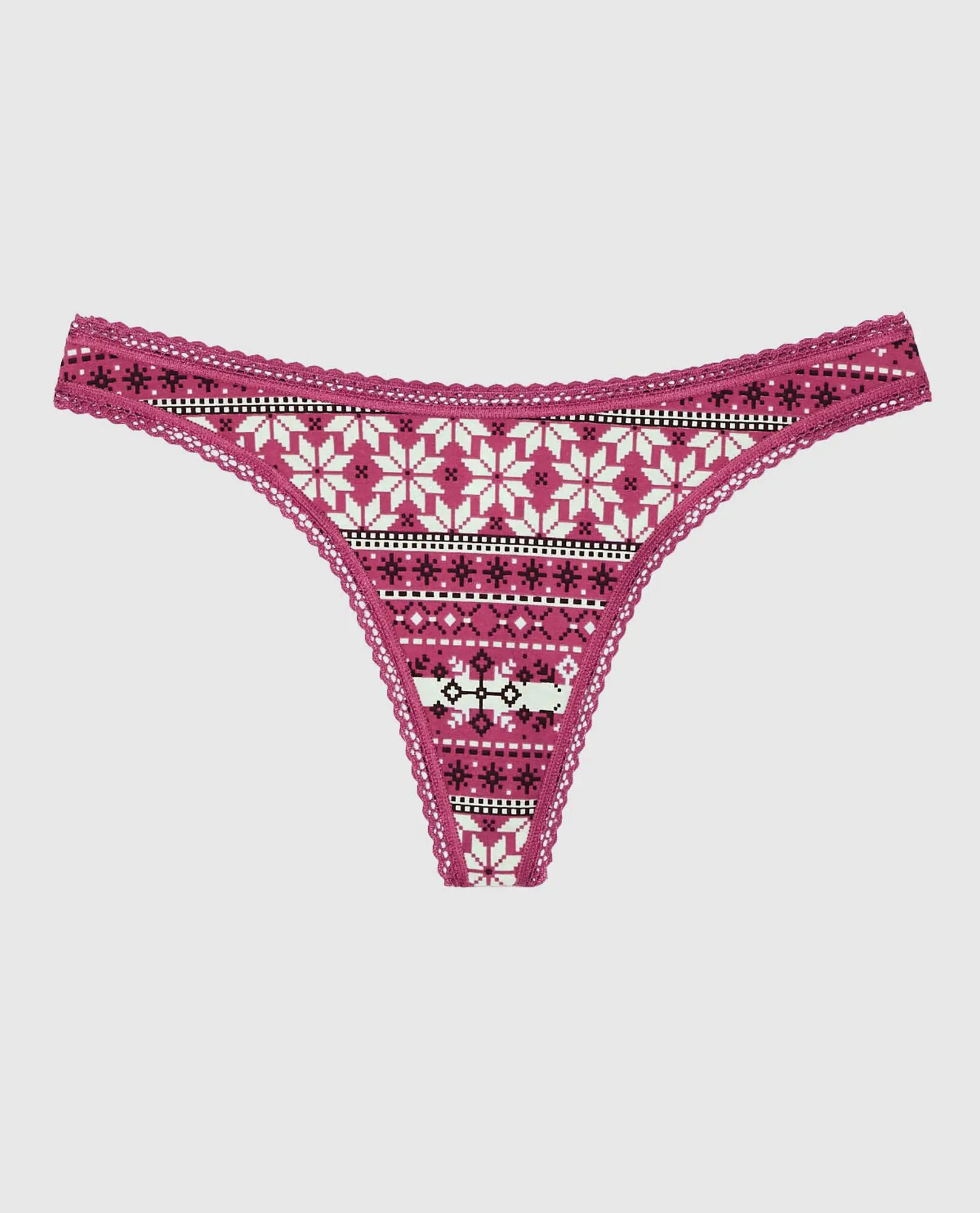 La Senza Remix Cotton Thong Panty. 1