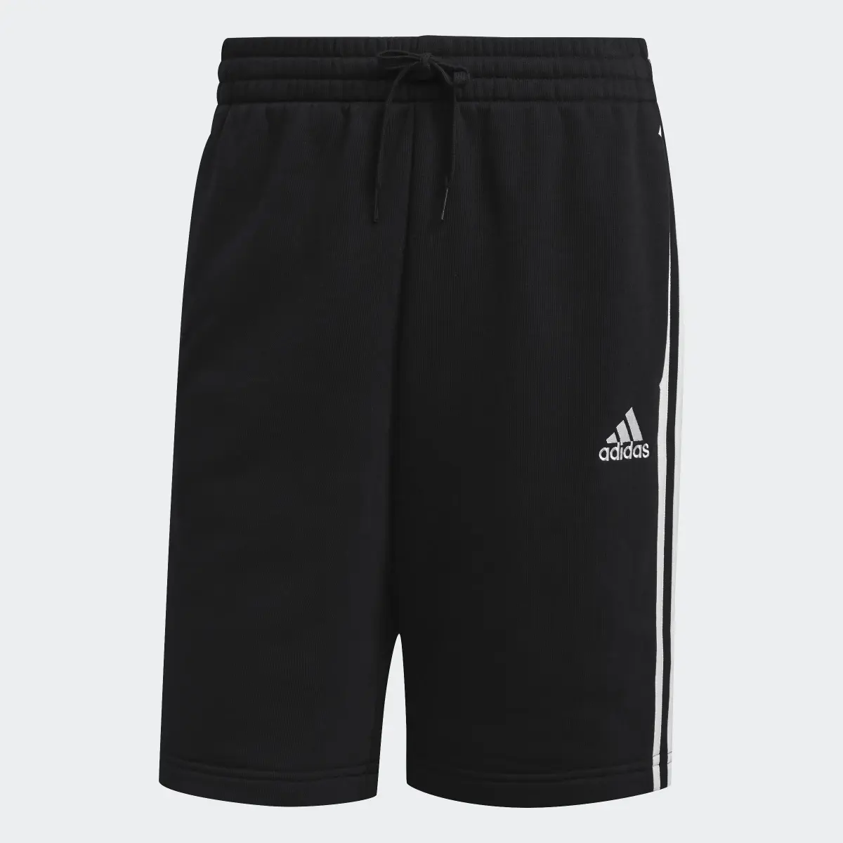 Adidas Essentials Fleece 3-Stripes Shorts. 1