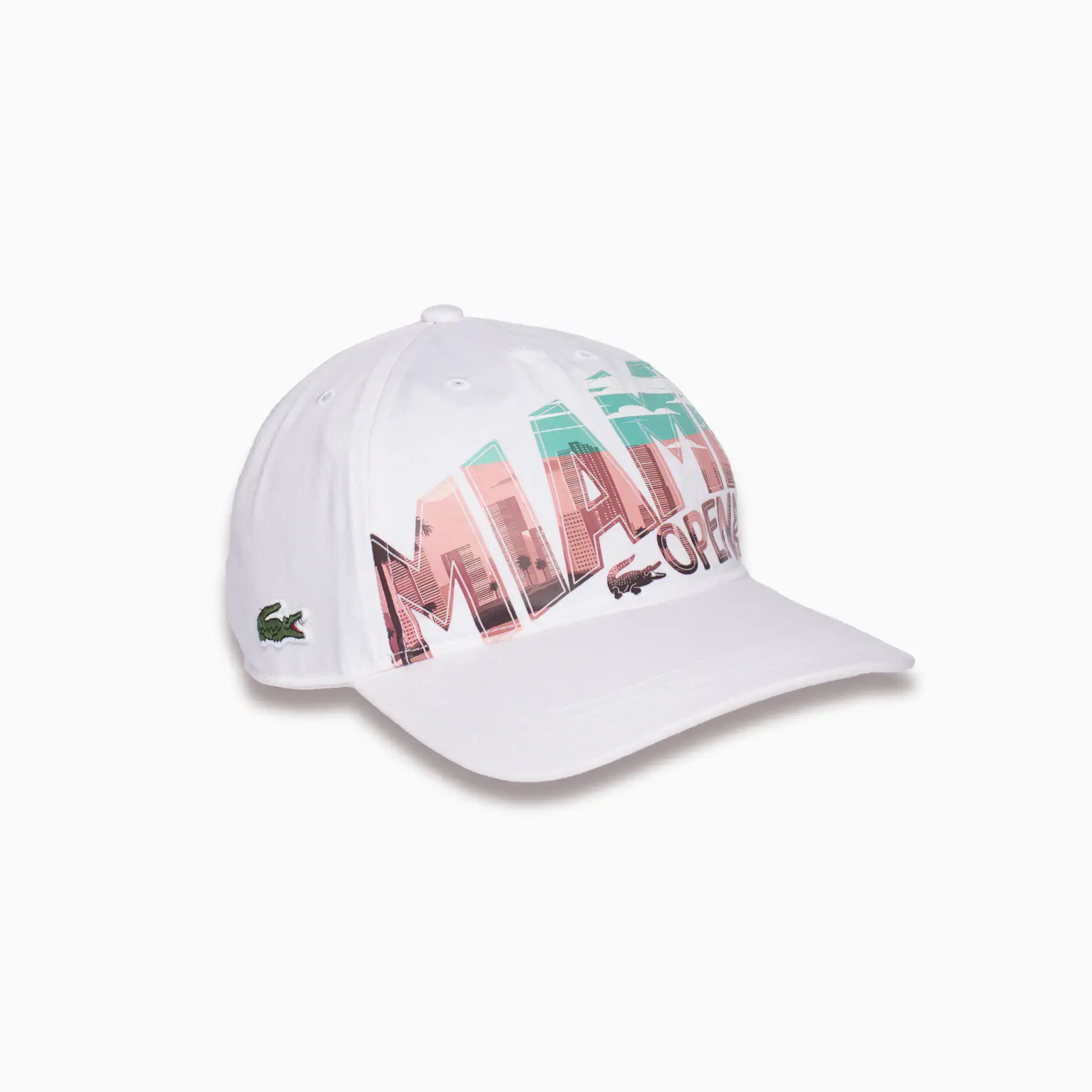Lacoste Men's Miami Open Miami Graphic Hat. 1