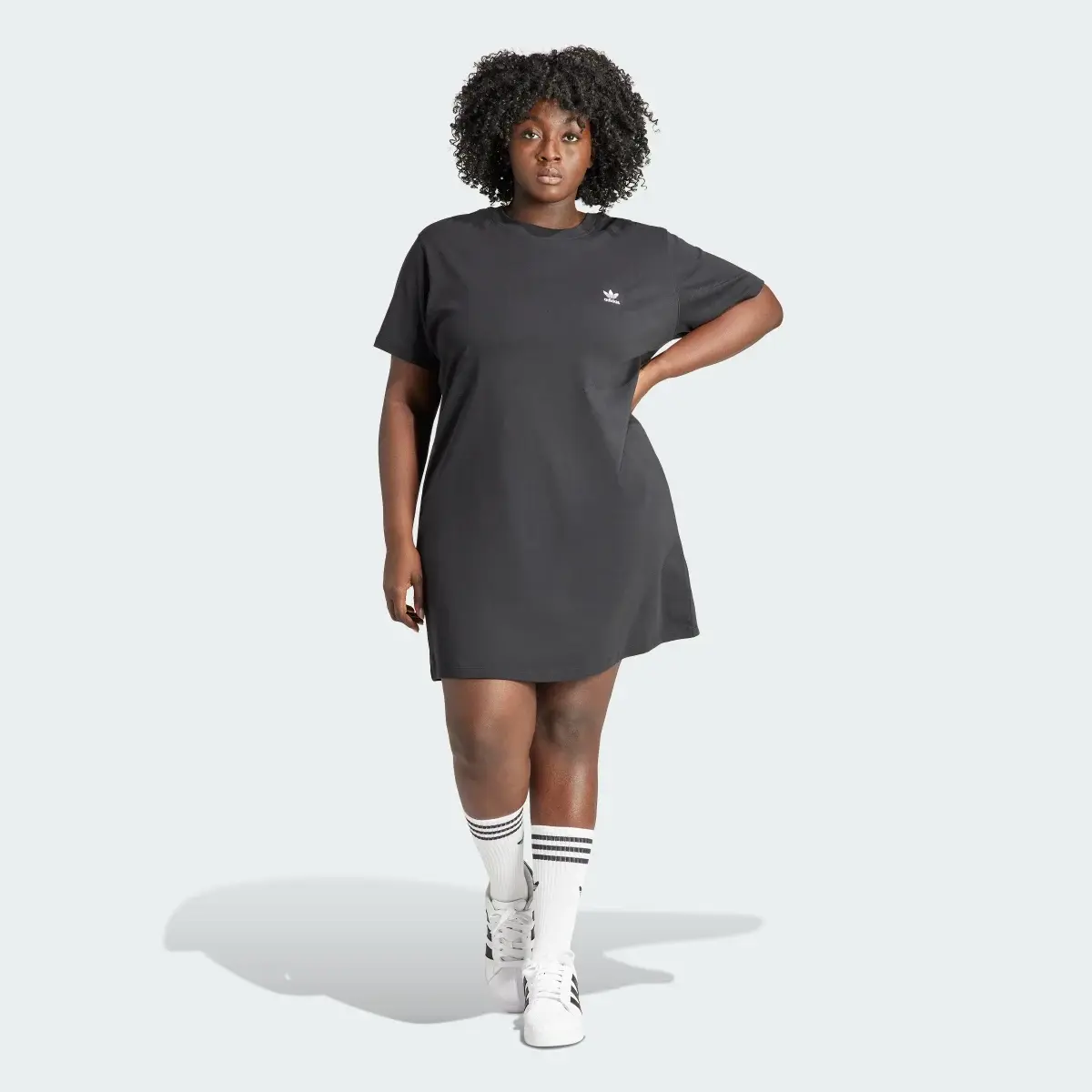 Adidas Trefoil Dress (Plus Size). 2