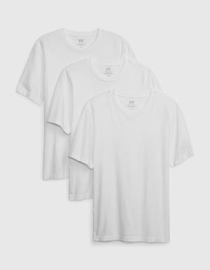 Gap Original Crewneck T-Shirt (3-Pack) white