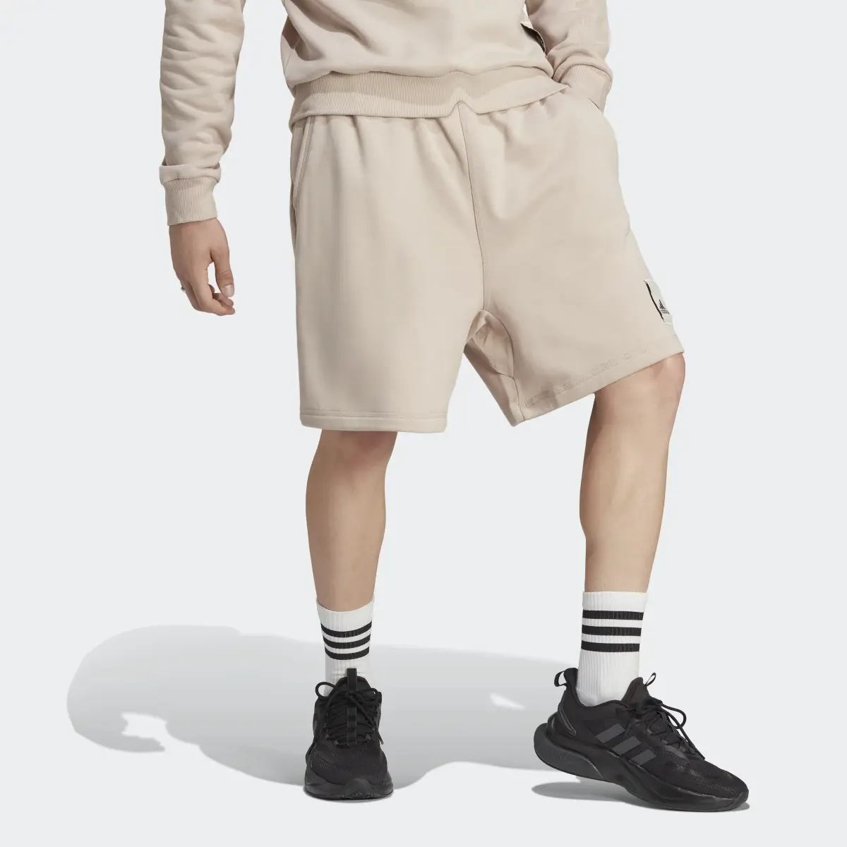 Adidas Lounge Fleece Shorts. 3