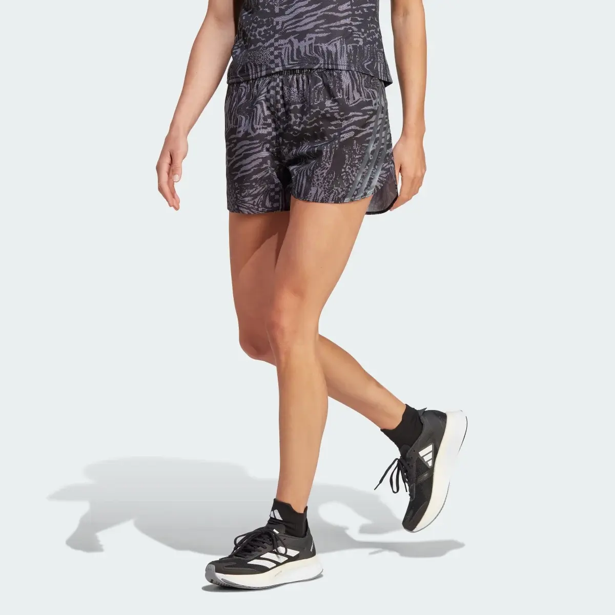 Adidas Shorts de Running Run Icons 3 Franjas Estampados. 1
