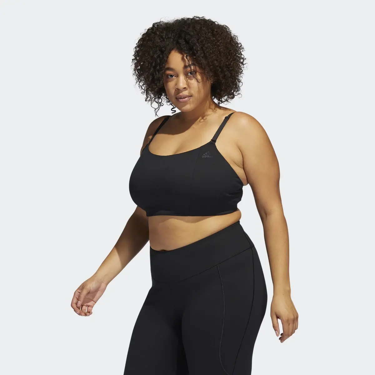 Adidas Yoga Studio Light-Support Bra (Plus Size). 2