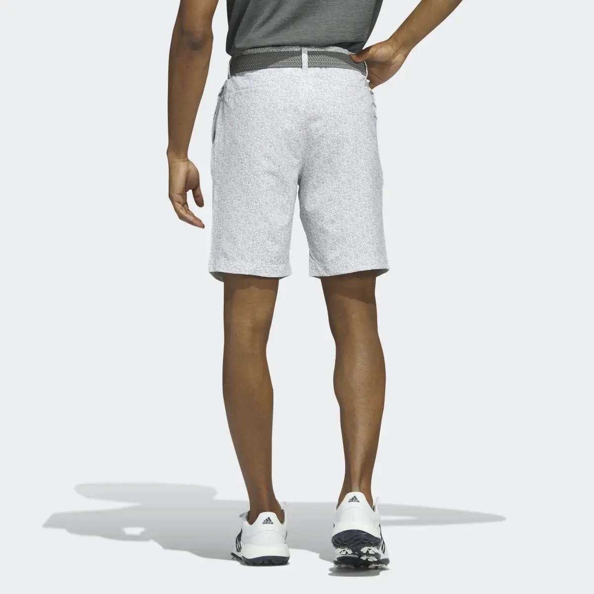 Adidas Ultimate365 Nine-Inch Printed Golf Shorts. 2