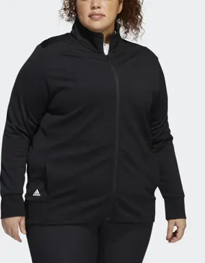 Adidas Textured Full-Zip Jacket (Plus Size)