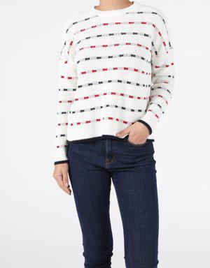 Whıte Woman Sweaters