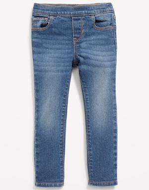 Old Navy Wow Skinny Pull-On Jeans for Toddler Girls blue