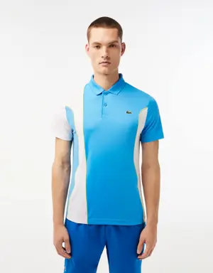 Lacoste Men's Lacoste SPORT x Novak Djokovic Regular Fit Colour-Block Polo