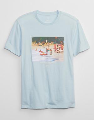 Jeff Divine Grafik Baskılı T-Shirt