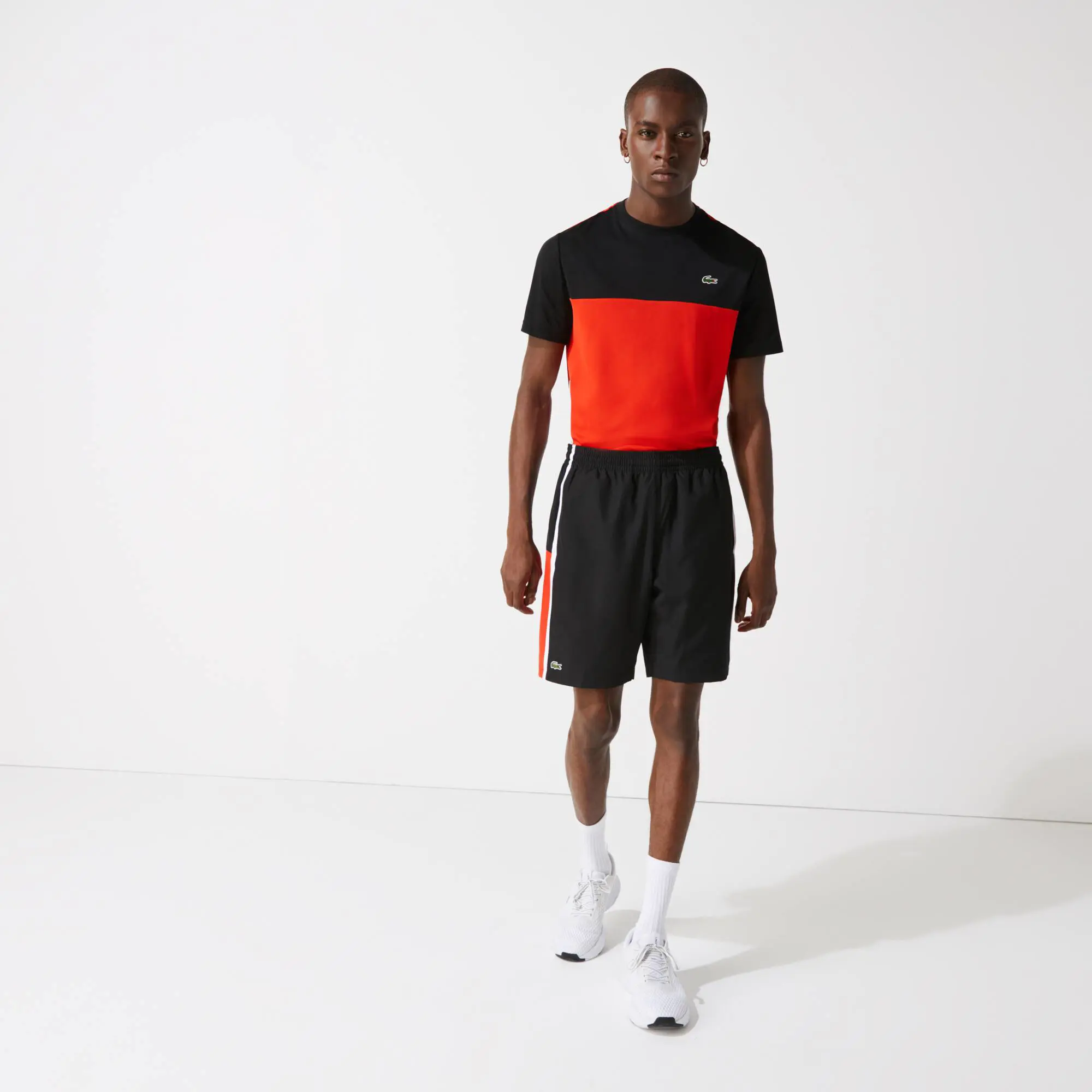 Lacoste Men's SPORT Colorblock Panels Lightweight Shorts. 1