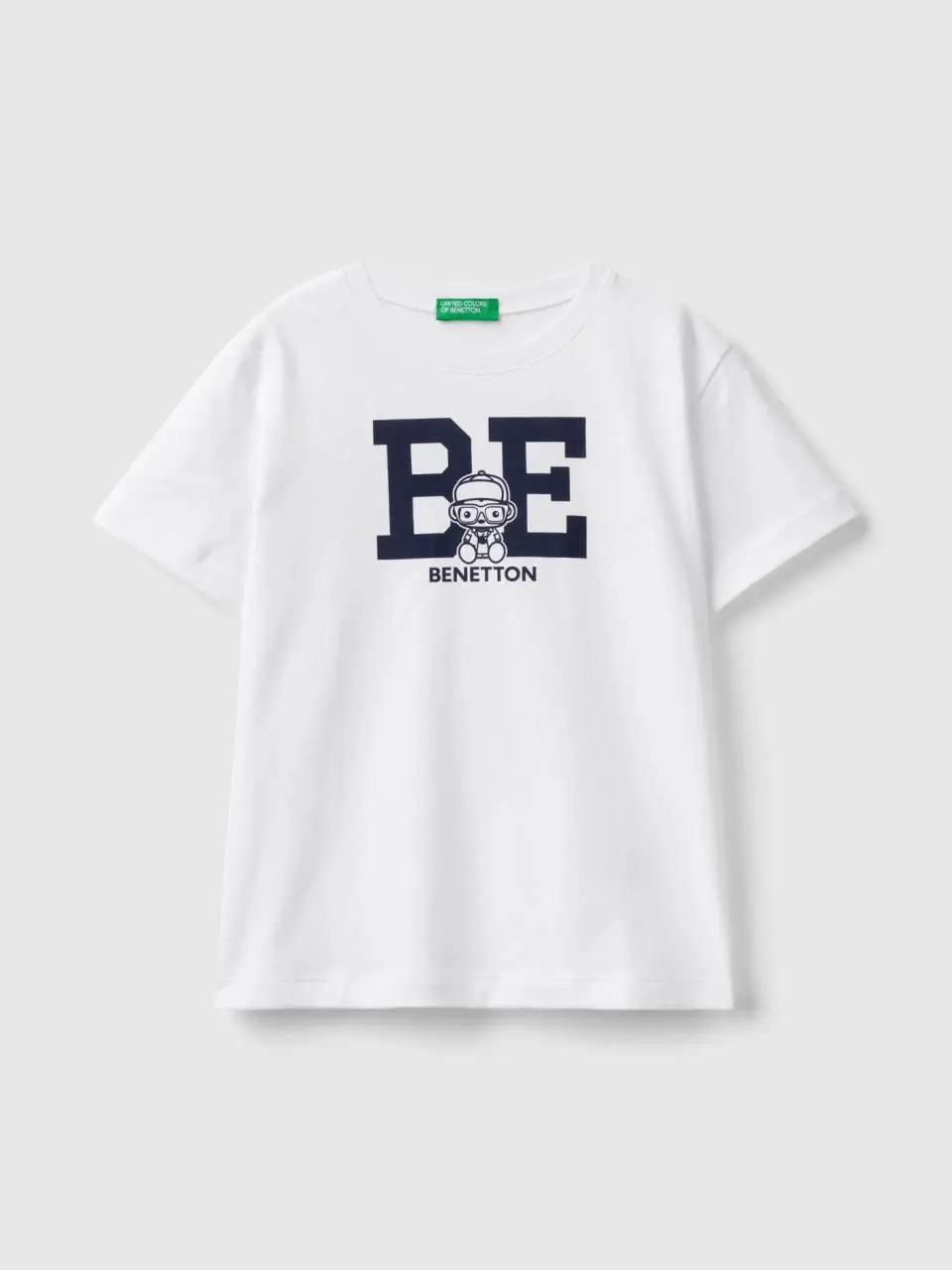 Benetton 100% cotton t-shirt with logo. 1