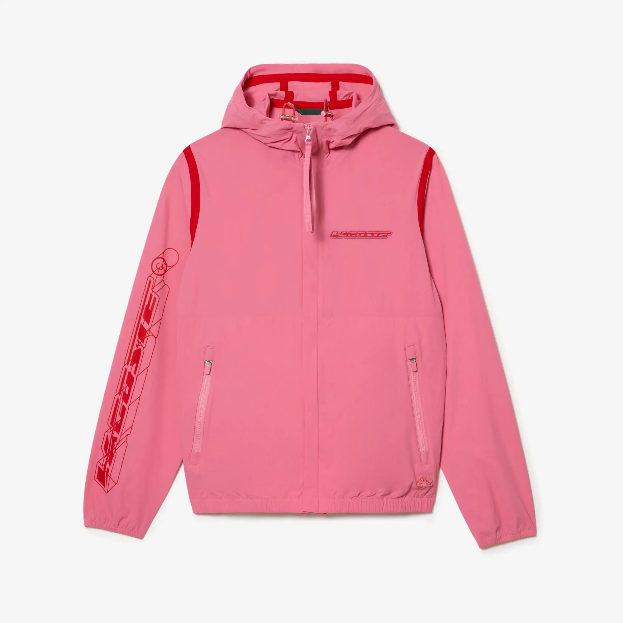 Lacoste Veste courte de survêtement homme Lacoste en polyamide recyclé. 2 Lacoste Veste courte de survêtement homme Lacoste en polyamide recyclé. 2