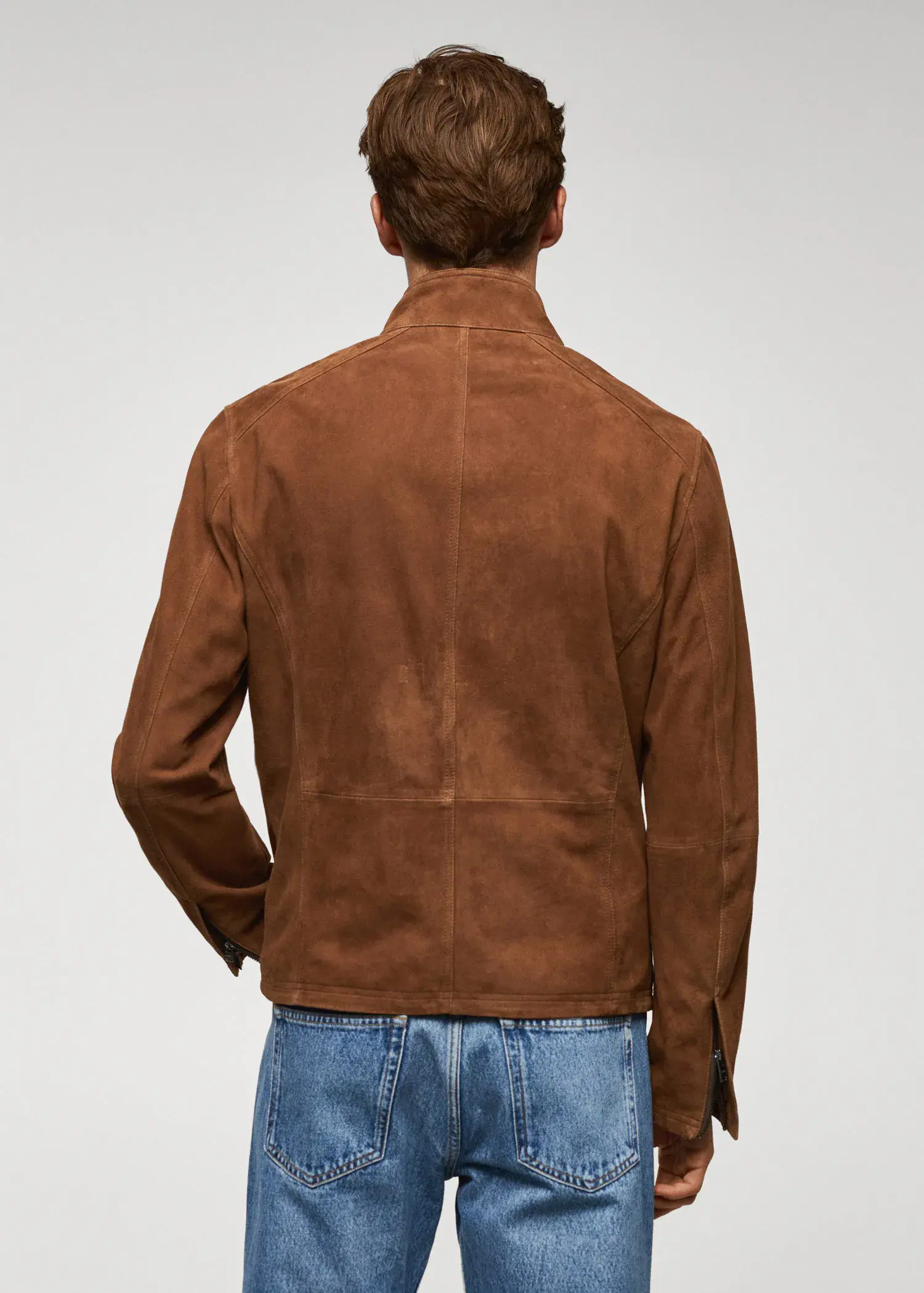 Mango Perfect suede leather jacket . 3