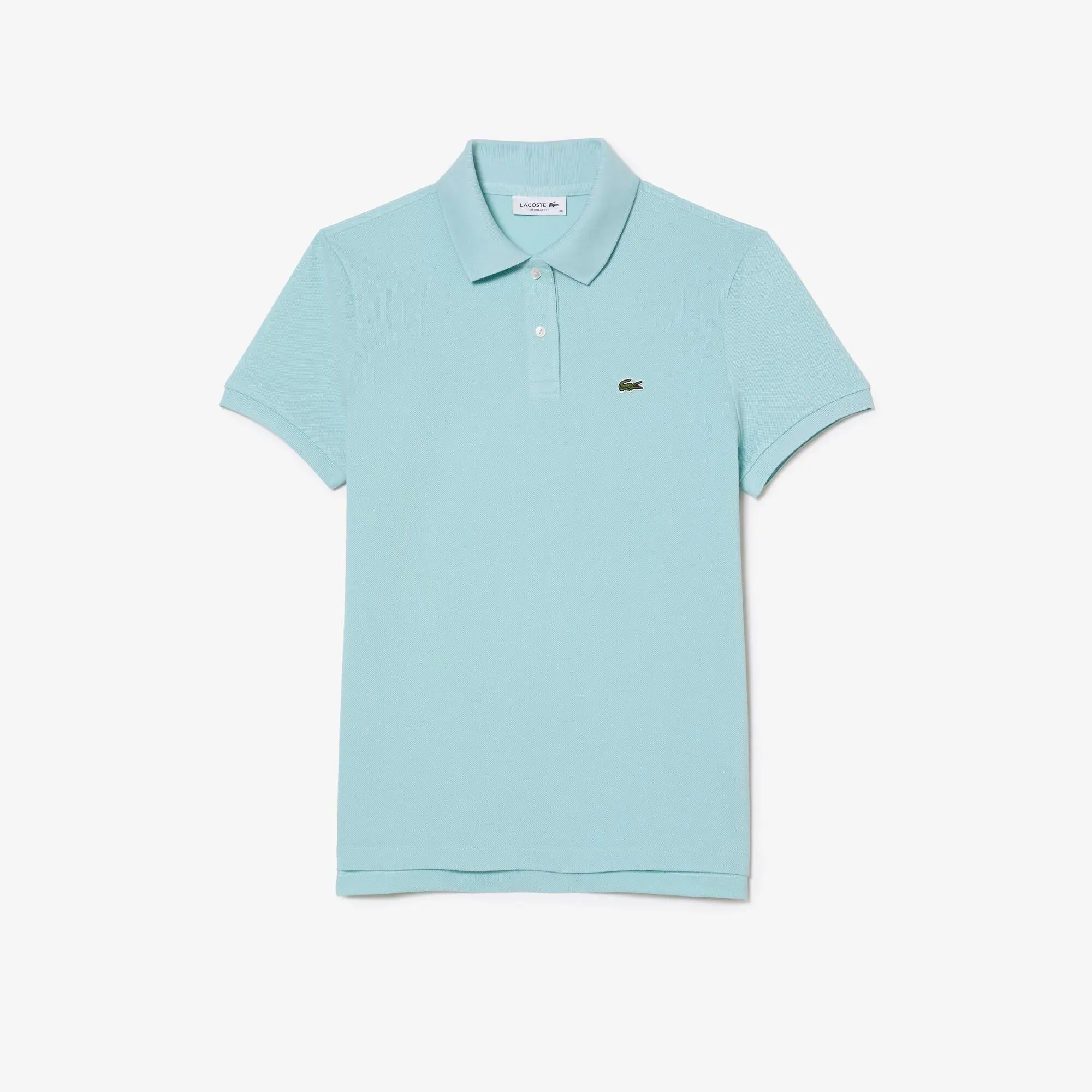 Lacoste Women's Lacoste Regular Fit Soft Cotton Petit Piqué Polo Shirt. 2 Lacoste Women's Lacoste Regular Fit Soft Cotton Petit Piqué Polo Shirt. 2