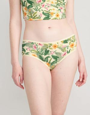 Mid-Rise Classic Hipster Underwear for Women yellow