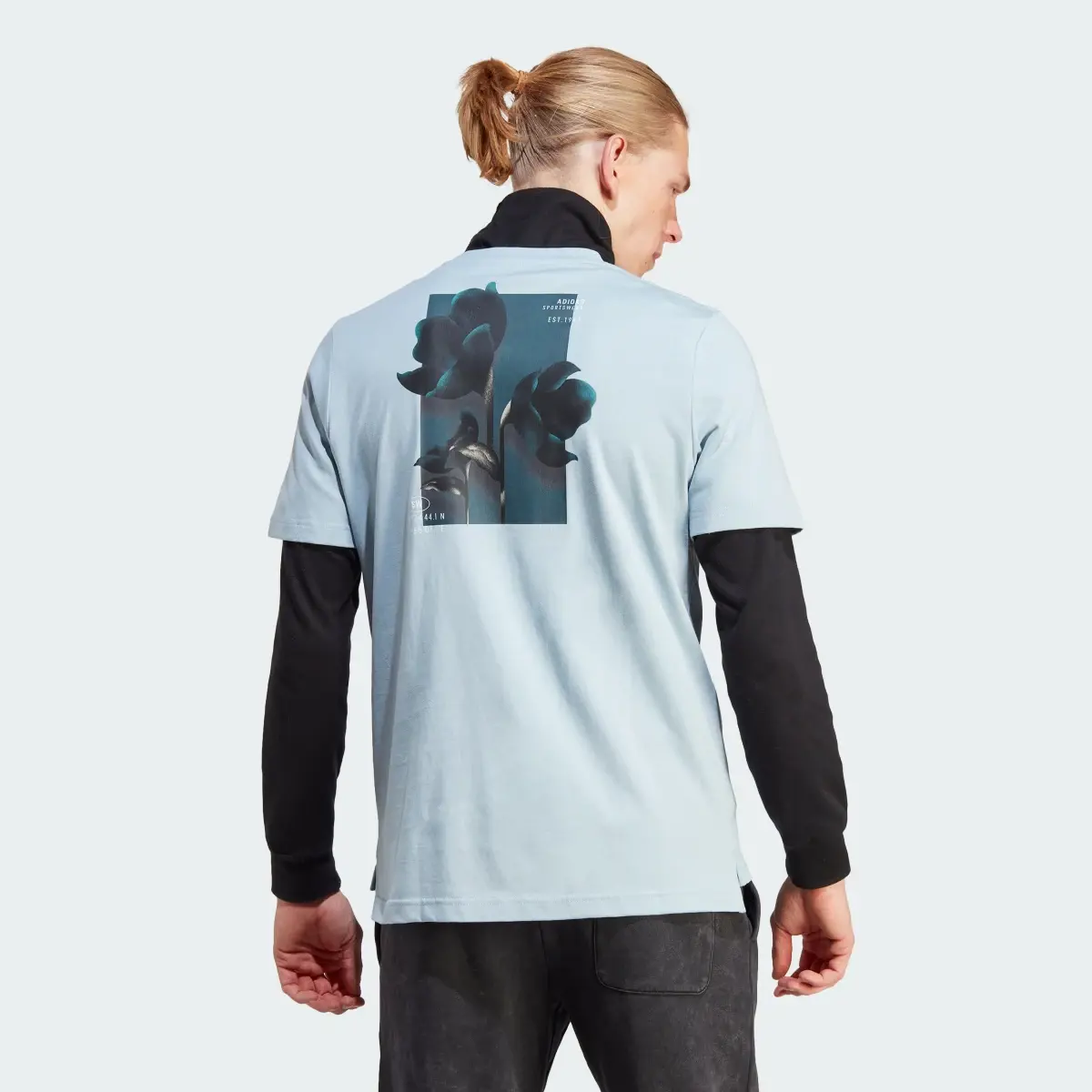 Adidas Playera Sportswear City Escape Split-Hem. 3