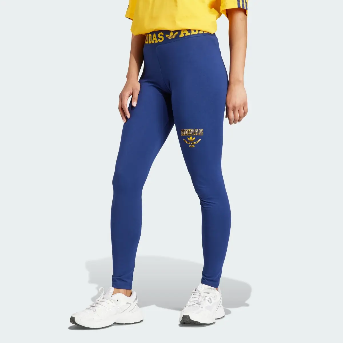 Adidas Logo Waistband Tights. 1