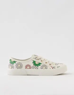 American Eagle Smiley® Lace Up Sneakers. 1